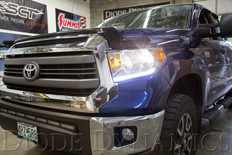 Bande LED DRL Switchback standard de Diode Dynamics 14-21 pour Toyota Tundra