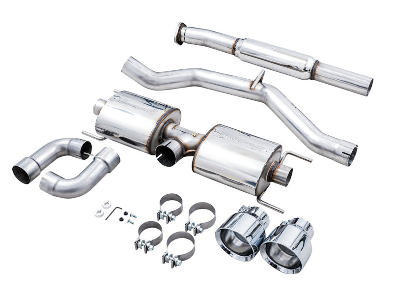 Échappement AWE Subaru BRZ/Toyota GR86/Toyota 86 Touring Edition Cat-Back - Embouts chromés argentés