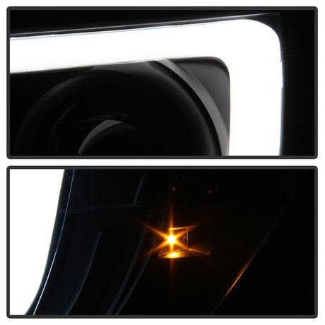 Phares de projecteur Spyder Toyota Tacoma 05-11 - Barre lumineuse DRL - Noir PRO-YD-TT05V2-LB-BK