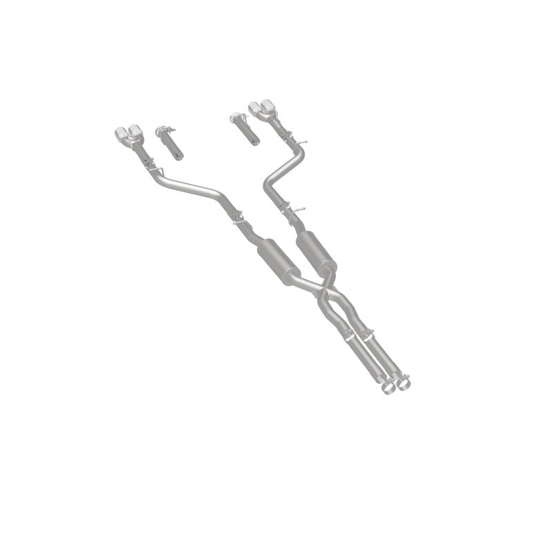 Cat-Back MagnaFlow, SS, 2,5 po, embout arrière divisé en quatre parties de 3,5 po, Dodge Challenger R/T 5,7 L 2015