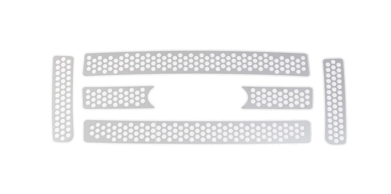 Grilles perforées en acier inoxydable Putco 09-12 Ford F-150 (Lariat et King Ranch uniquement) 6 pièces