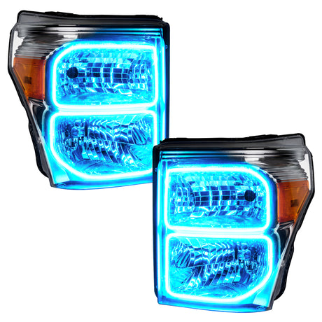 Oracle 11-16 Ford F250/350 LED HL - ColorSHIFT avec contrôleur BC1 VOIR LA GARANTIE