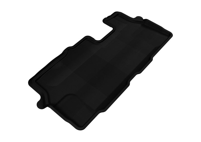 Tapis de sol 3D MAXpider pour Honda Pilot Kagu 2009-2015, 3e rangée - Noir