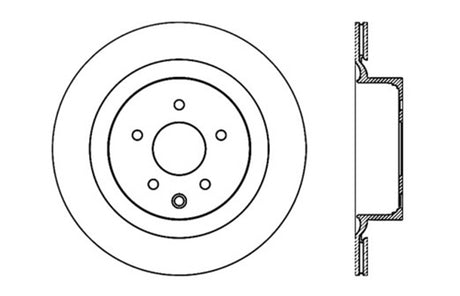 StopTech Infiniti G37 / Nissan 370Z SportStop Slotted & Drilled Rear Left Rotor