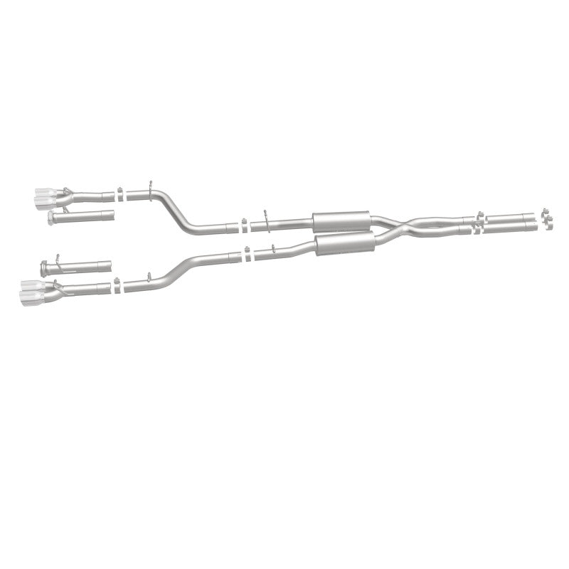 Cat-Back MagnaFlow, SS, 2,5 po, embout arrière divisé en quatre parties de 3,5 po, Dodge Challenger R/T 5,7 L 2015