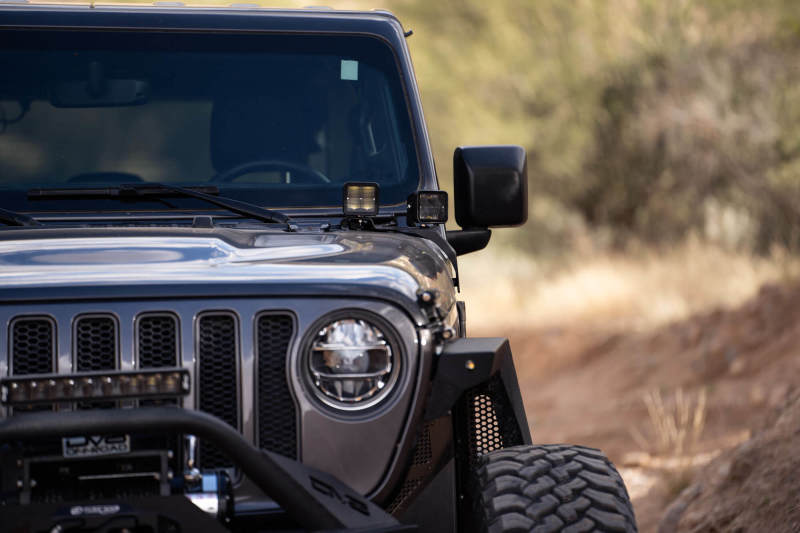 Support de barre lumineuse de capot DV8 Offroad 18-22 Jeep Gladiator JT