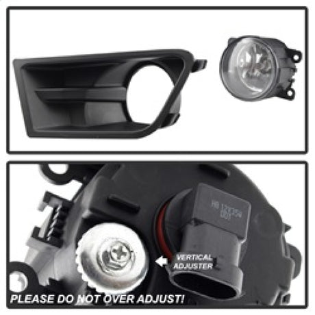 Feu antibrouillard Spyder Ford Mustang 10-12 OEM avec interrupteur universel - Transparent FL-FM2015-C