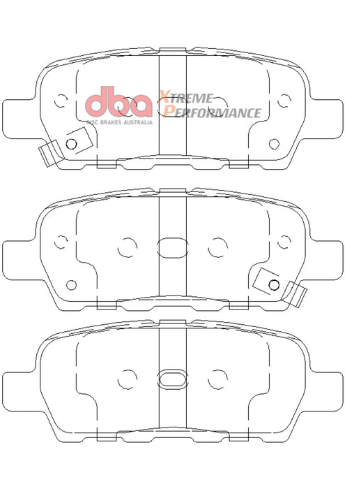 Plaquettes de frein arrière DBA 07-13 Nissan Sentra XP650