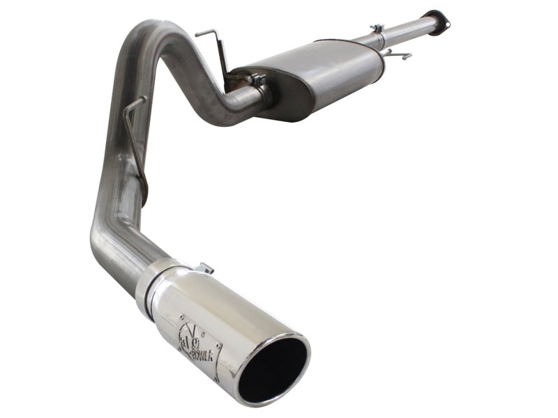 Échappement aFe MACHForce XP SS Cat-Back de 3 pouces avec embout poli de 4,5 pouces 11-14 Ford F150 Ecoboost V6 3,5 litres