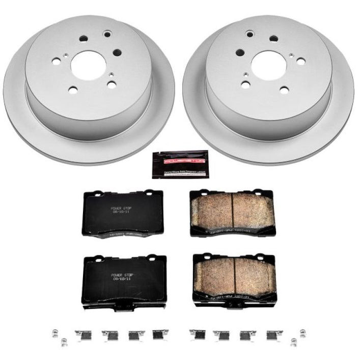 Kit de freins arrière Power Stop 10-15 Lexus RX350 Z17 Evolution Geomet avec revêtement