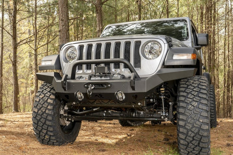 Pare-chocs avant pleine largeur Rugged Ridge HD 07-18 Jeep Wrangler JK 18-20 Jeep Wrangler JL 2020 JT