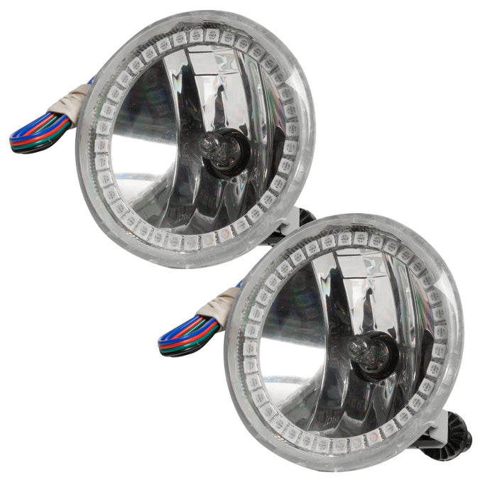 Oracle Lighting 07-13 GMC Yukon Denali Pre-Assembled LED Halo Fog Lights -Blue SEE WARRANTY