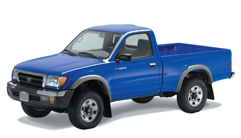 Bushwacker 95-00 Toyota Tacoma Fleetside Extend-A-Fender Style Flares 4 pièces avec 4 roues motrices uniquement - Noir