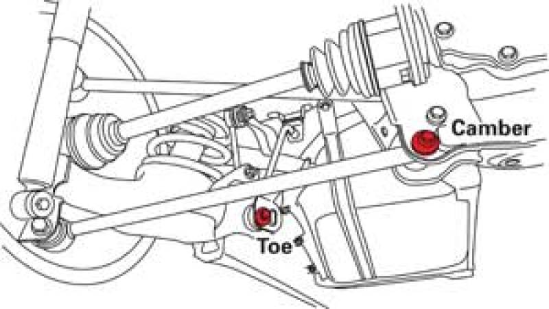 SPC Performance 01-05 Toyota Rav4 Camber/Toe Bolt Kit