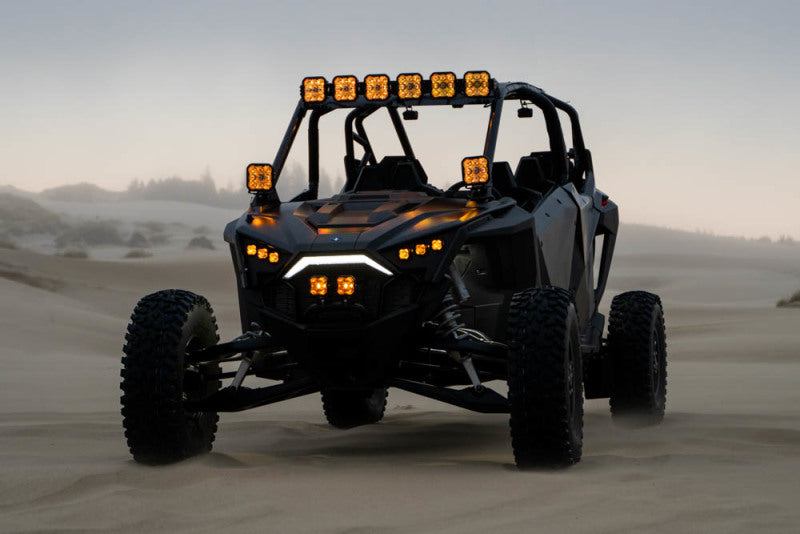 Kit de barre lumineuse combo jaune pour toit Polaris RZR SS5 Sport CrossLink 20-Present de Diode Dynamics