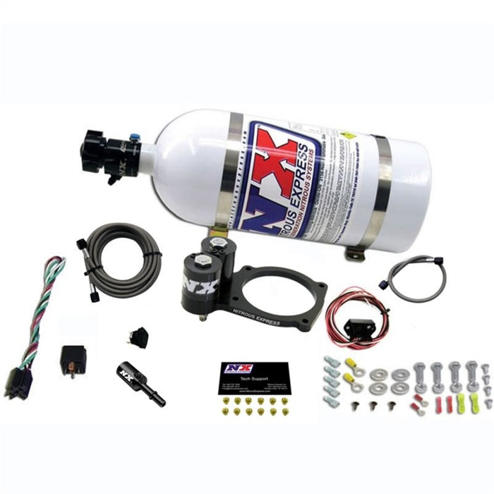 Nitrous Express Dodge Hellcat/Demon Nitrous Plate Kit w/10lb Bottle