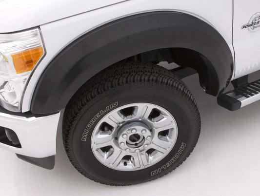 Lund 14-15 GMC Sierra 1500 Ex-Extrawide Style Smooth Elite Series Fender Flares - Black (2 Pc.)