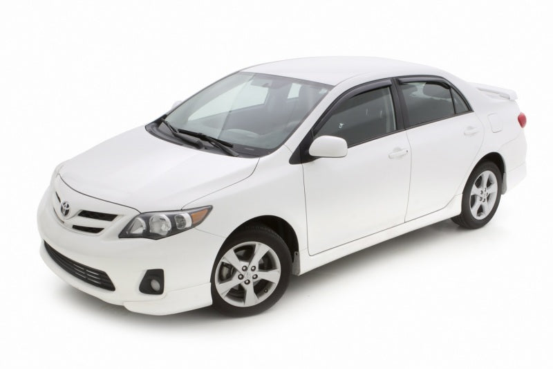 Déflecteurs de vitres avant et arrière AVS 09-13 Toyota Corolla Ventvisor 4 pièces - Fumé