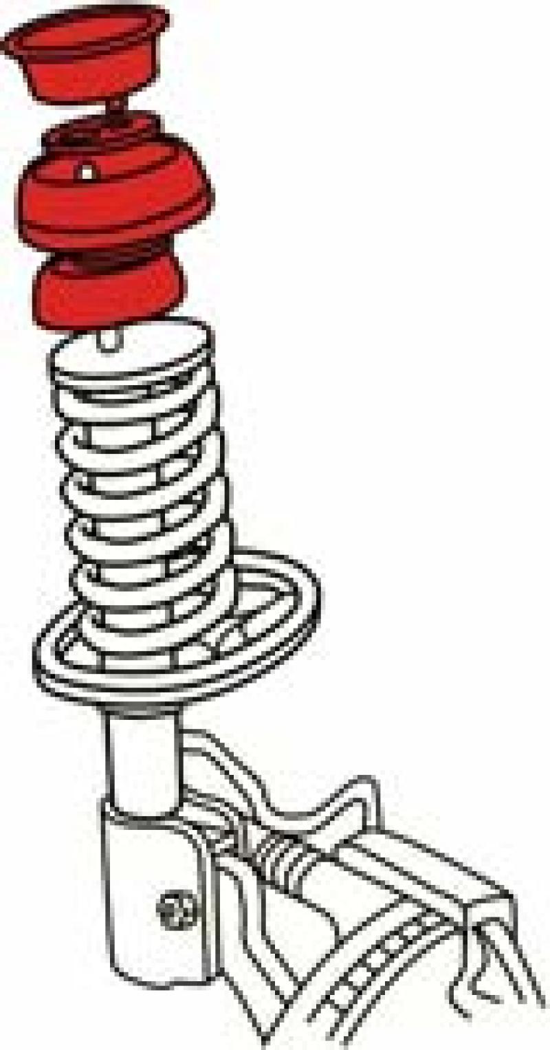 Support de jambe de force réglable avant SPC Performance pour VW Golf/Jetta 99-05/Audi TT 00-06