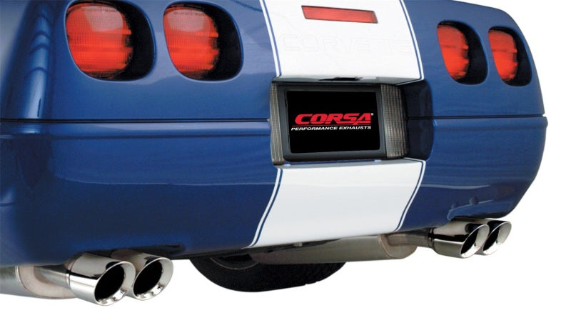 Échappement arrière poli sport pour Chevrolet Corvette C4 5,7 L V8 LT4 Corsa 96-96