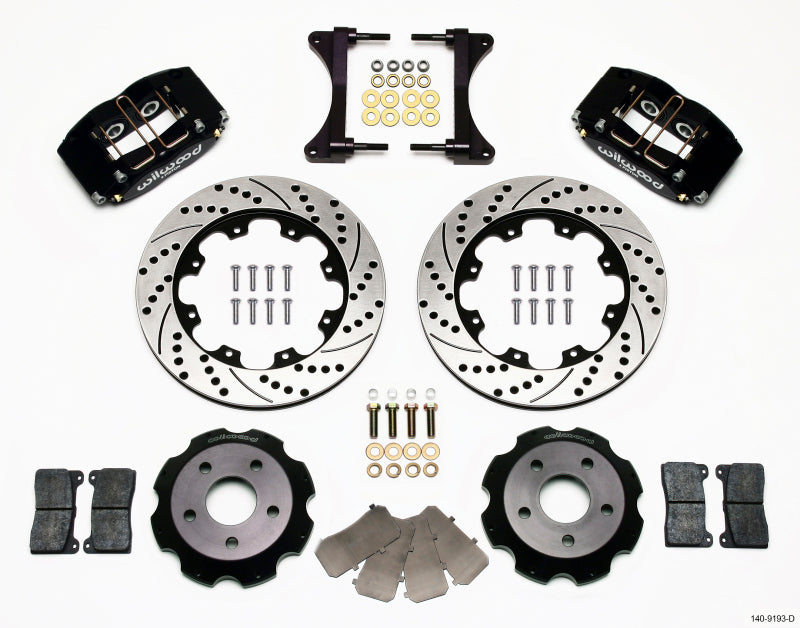 Kit de jantes radiales avant Wilwood Dynapro 12,00 po percées pour Subaru Impreza WRX (*kit de conduite requis*)