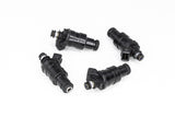 Injecteur supérieur universel DeatschWerks 550cc à faible impédance 11 mm - Lot de 4