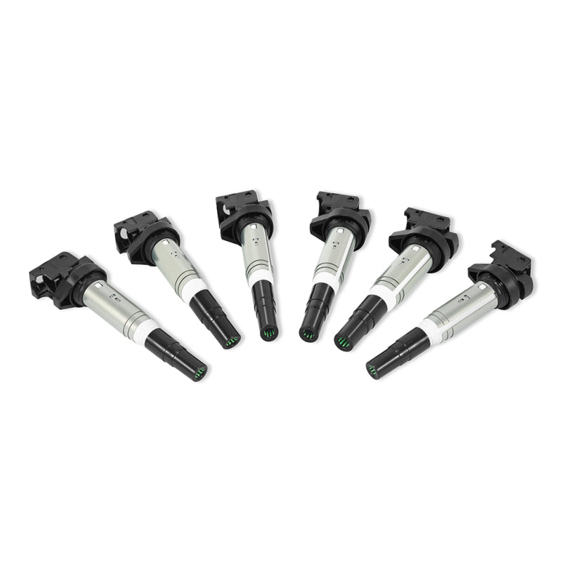 Jeu de 6 bobines d'allumage six cylindres Mishimoto 2002+ BMW M54/N20/N52/N54/N55/N62/S54/S62