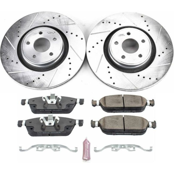 Power Stop 15-18 Ford Focus Front Z23 Evolution Sport Brake Kit