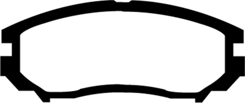 Plaquettes de frein avant EBC 04-06 Hyundai Tiburon 2.7 6 vitesses Greenstuff