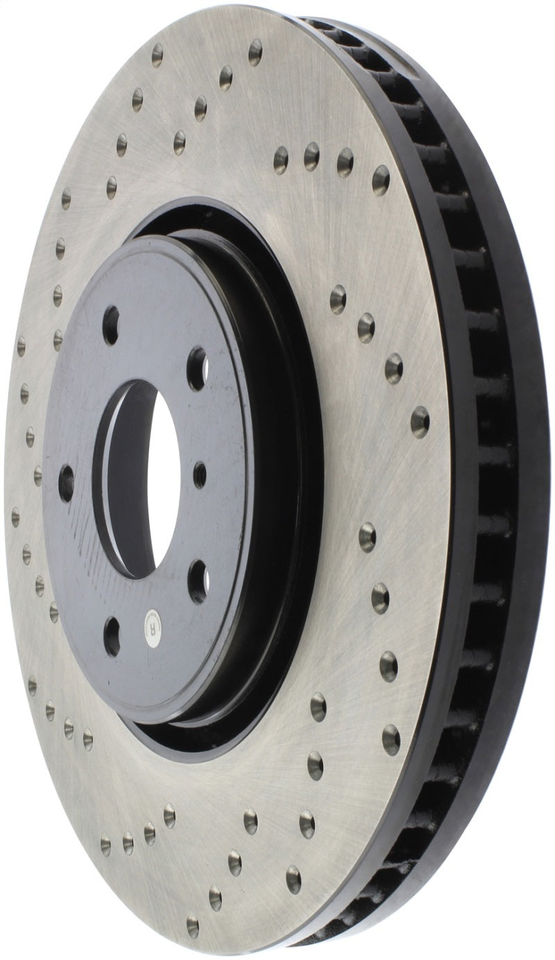 StopTech 11/05+ Infinity FX 35/45 SportStop Drilled Front Right Rotor