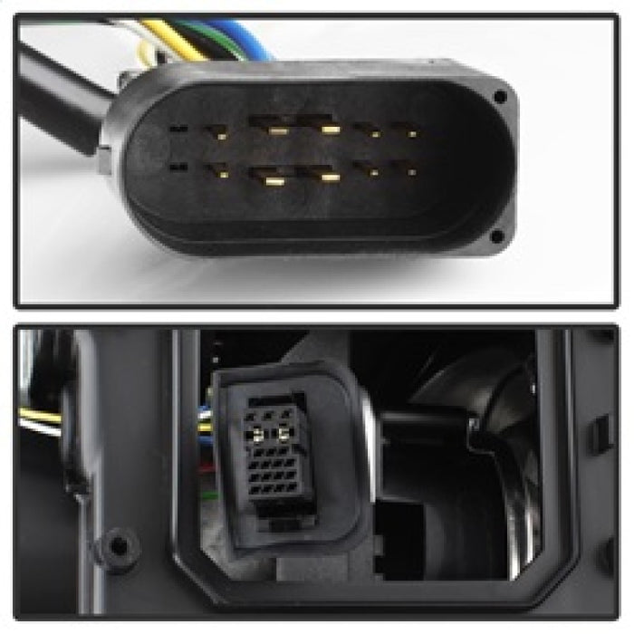 Spyder Volkswagen GTI 06-09/Jetta 06-09 Modèle Xénon/HID uniquement - DRL Noir PRO-YD-VG06-HID-DRL-BK