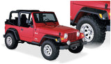 Élargisseurs de poche Bushwacker 97-06 Jeep TJ, lot de 4 - Noir
