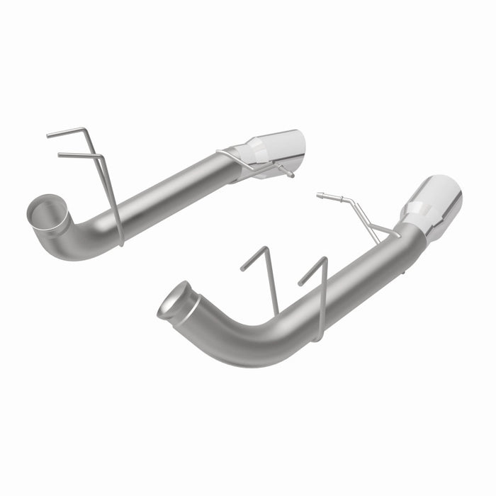 Échappement arrière double à double sortie arrière MagnaFlow 13 Ford Mustang en acier inoxydable avec essieu arrière et catalyseur (compétition)