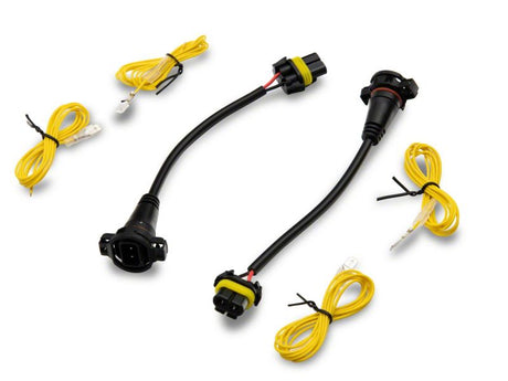 Phares antibrouillard à DEL Devil Eyes de 4 po avec halo pour Jeep Wrangler JK Axial Series 07-18 de Raxiom
