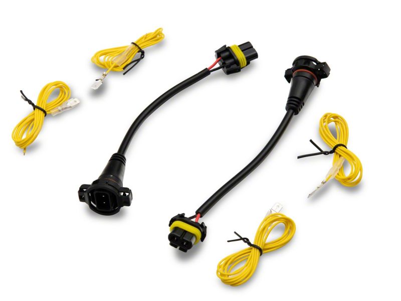 Phares antibrouillard à DEL Devil Eyes de 4 po avec halo pour Jeep Wrangler JK Axial Series 07-18 de Raxiom