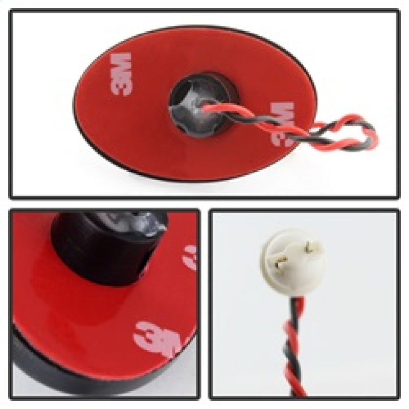 xTune Ford Superduty F250-F550 99-10 Dually Fender LED Side Fender Lights Smoke ACC-LED-FDSD99-SL-SM