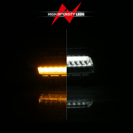 ANZO 18-19 Jeep Wrangler JL Halogène Chrome Clair avec Signal Séquentiel