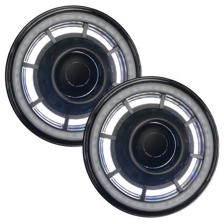 Phares de projecteur Oracle Oculus 7 pouces ColorSHIFT Bi-LED pour Jeep Wrangler JK VOIR LA GARANTIE
