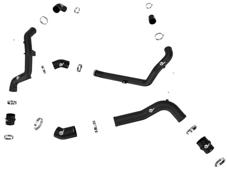 Kit de tuyaux de charge chauds et froids en aluminium aFe 22-23 pour Ford Explorer BladeRunner - Noir