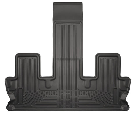 Revêtement de sol noir pour 3e siège de Toyota Highlander Weatherbeater Husky Liners 14