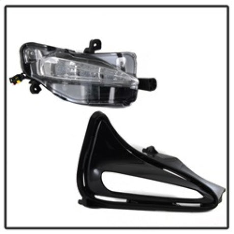 Feux antibrouillard à LED OEM pour Toyota Corolla Spyder 2017+ avec interrupteur - Transparent (FL-TCO17-LED-C)