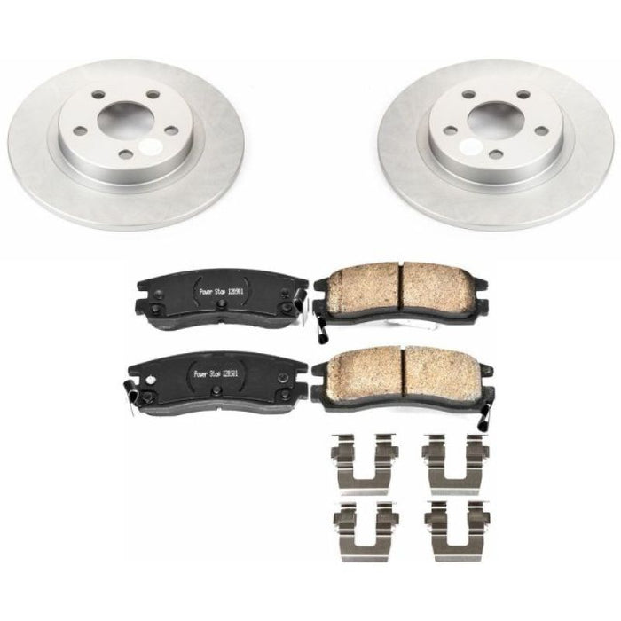 Power Stop 03-05 Buick Park Avenue Rear Z17 Evolution Geomet Coated Brake Kit