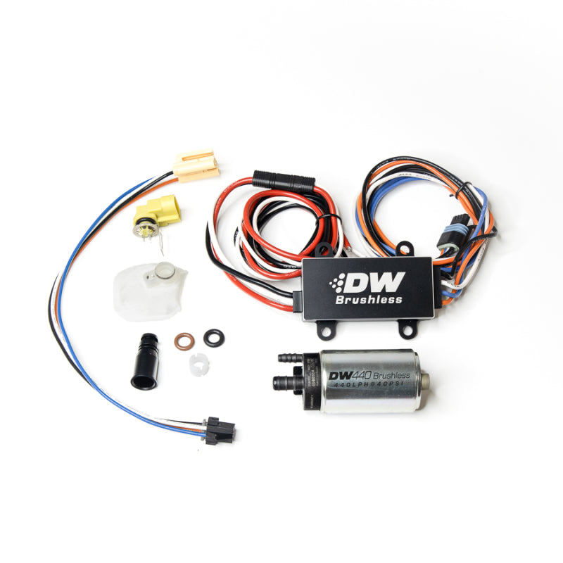 DeatschWerks DW440 440lph Brushless Fuel Pump w/ PWM Controller And Install Kit 08-14 Subaru WRX