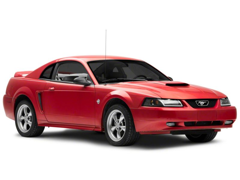 Phares Raxiom 99-04 Ford Mustang Axial Series avec barre LED séquentielle - Boîtier noir (lentille transparente)