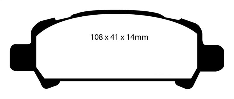 Plaquettes de frein arrière Redstuff EBC 02-06 Subaru Baja 2.5