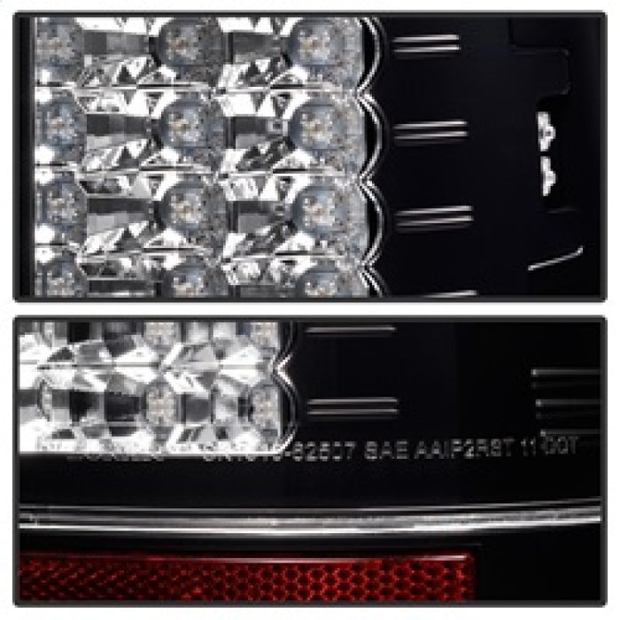 Feux arrière à LED Spyder Ford Super Duty 08-15 Version 2 Noir ALT-YD-FS07-LED-G2-BK