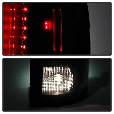 Spyder Chevy Silverado 07-13 LED Tail Lights Blk ALT-YD-CS07-LED-BK