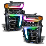 Oracle 2021 Chevy Silverado HD 2500/3500 RGB+W Headlight DRL Upgrade Kit ColorSHIFT 2