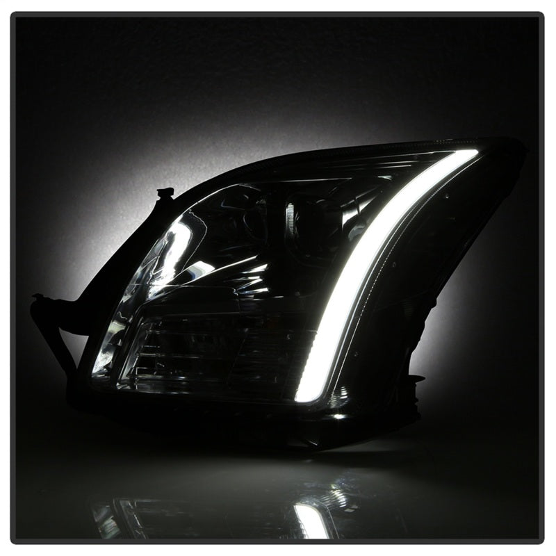 Phares de projecteur DRL à barre lumineuse xTune 06-09 Ford Fusion - Chrome (PRO-JH-FFU06-LB-C)