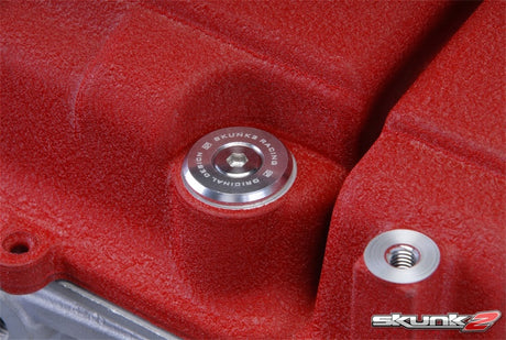 Quincaillerie de couvercle de soupape à profil bas anodisé transparent Skunk2 Honda/Acura série B VTEC